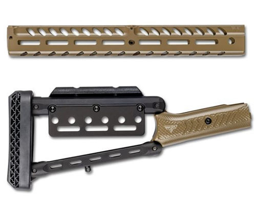 Rossi 92 Heritage Citadel Levtac M-LOK Stock Set erbjuder en lätt och justerbar design med M-LOK handskydd, perfekt passform och ökad hållbarhet.